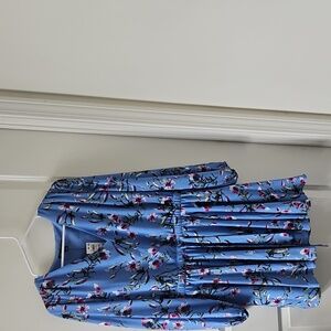 INC International Concepts Sky Blue Blouse